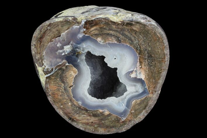 Crystal Filled Dugway Geode (Polished Half) #121732